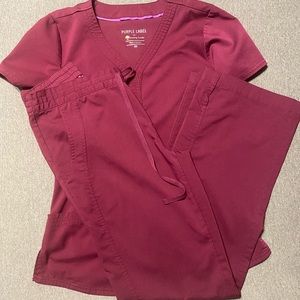 Burgundy Healing Hands.